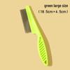 Pet Grooming Comb: Stainless Steel, Dense Tooth Comb for Cats & Dogs, Hair & Flea Removal, Massage Tool