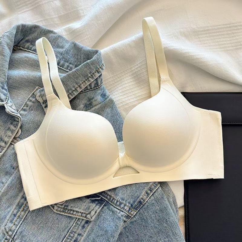 2025 Red Bridal Push-Up Bra: Anti-Sag Lift for Small Chest