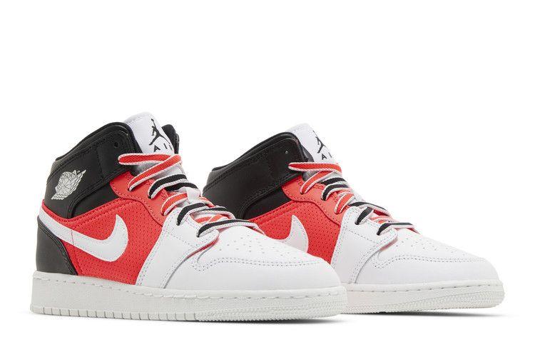 Air Jordan 1 Mid SE GS 'White Infrared'
