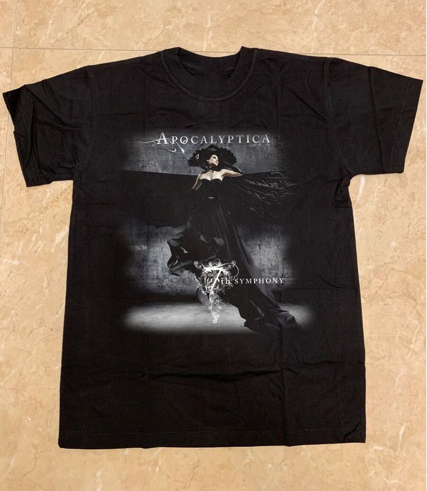 

Apocalyptica Band 7th Symphony Black Tee Unisex T-Shirt All Size SB251 Unisex T-Shirt M