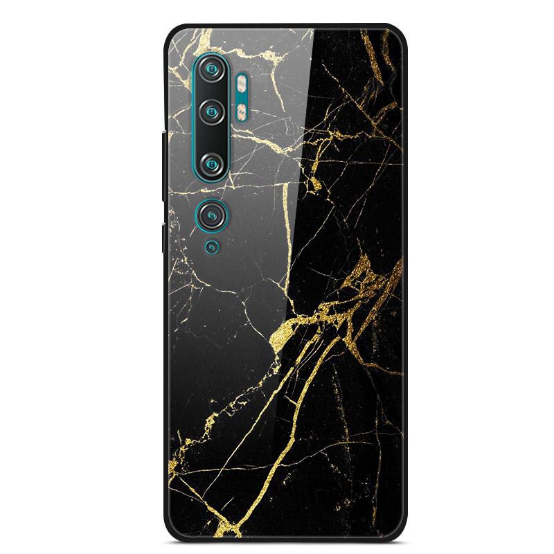 Luxury Cover Case for Xiaomi Mi Note 10 Pro Tempered Glass Cover Silicone Phone Case for Xiaomi Redmi Note 10Pro 10 Pro Cases