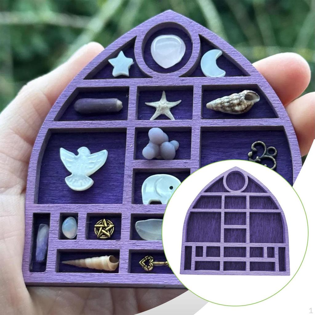 Miniature Trinket Shelf Mini Jewelry Holder Durability Display Tray Home Decoration Rock