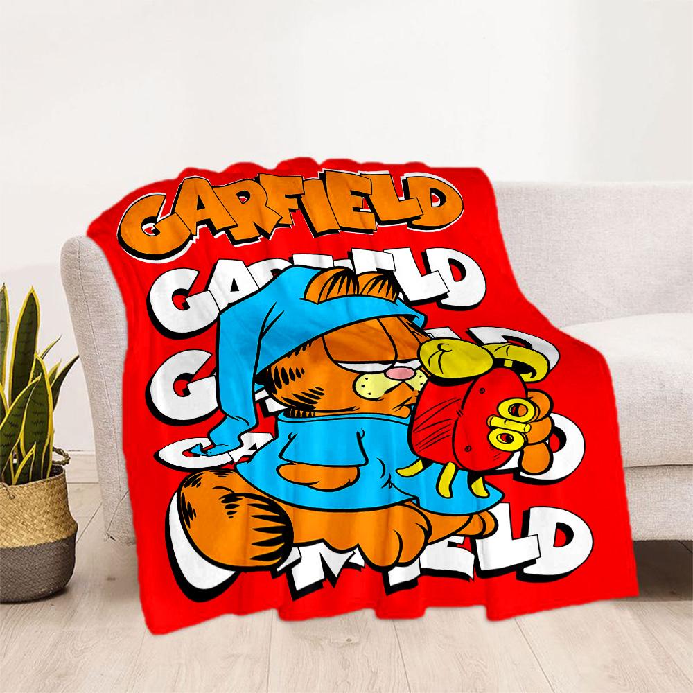 Garfield's Cozy Adventure Blanket Soft Warm Cozy Great for Seaside Picnics Sofa for All Occasions Stylish Decor Gifts For Family Or Friends