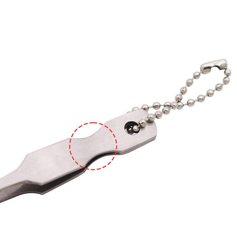 Ringöffner Mini Zange Schnellsprengringe Öffner Werkzeug Mit/Ohne Kette Knotenbinder für Angelschnur Pinzette Schneidzange Tackle