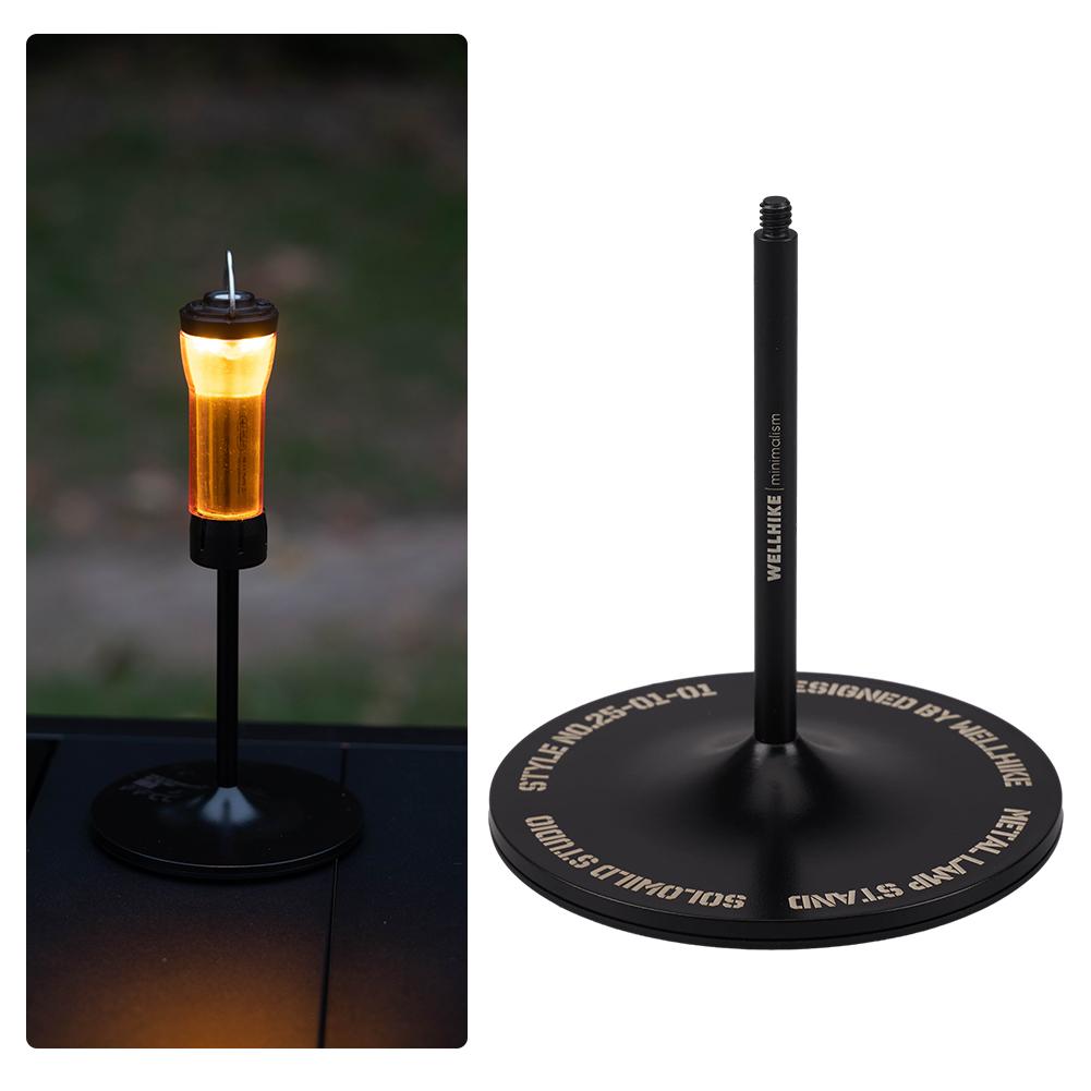 Flange Light Bracket Outdoor Light Support Holder Detachable Multifunctional Lantern Support Rack for Home Office Camping Decor