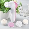 5 In 1 Electric Facial Cleanser Wash Face Cleaning Machine Skin Pore Cleaner Body Cleansing Massage Mini Beauty Massager Brush