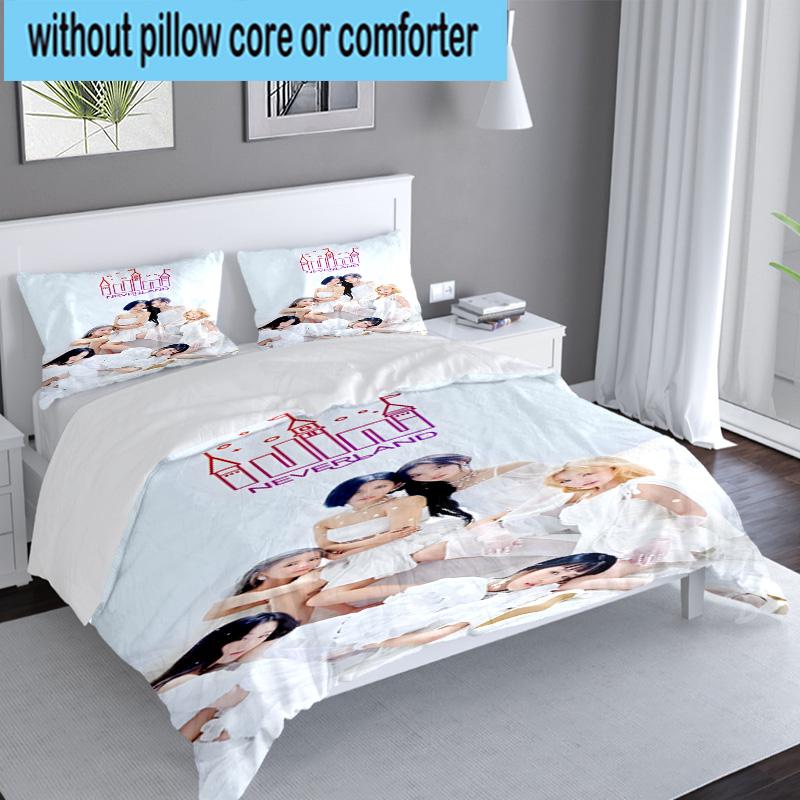 Kpop idle Colorful Dreams 3pcs Bedding Set,Including 1pc Duvet Cover And 2pcs Pillowcases Perfect Gift for Christmas,Ideal for Bedroom, Dormitory