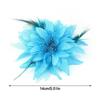Fashion Brooch Feathers Hair Clip Flower Beads Bridal Hairpin Headdress Corsage Feather Hairband for Ladies Children's