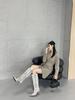 2024 Herbst Damen Schlangenmuster Spitz Stiefel