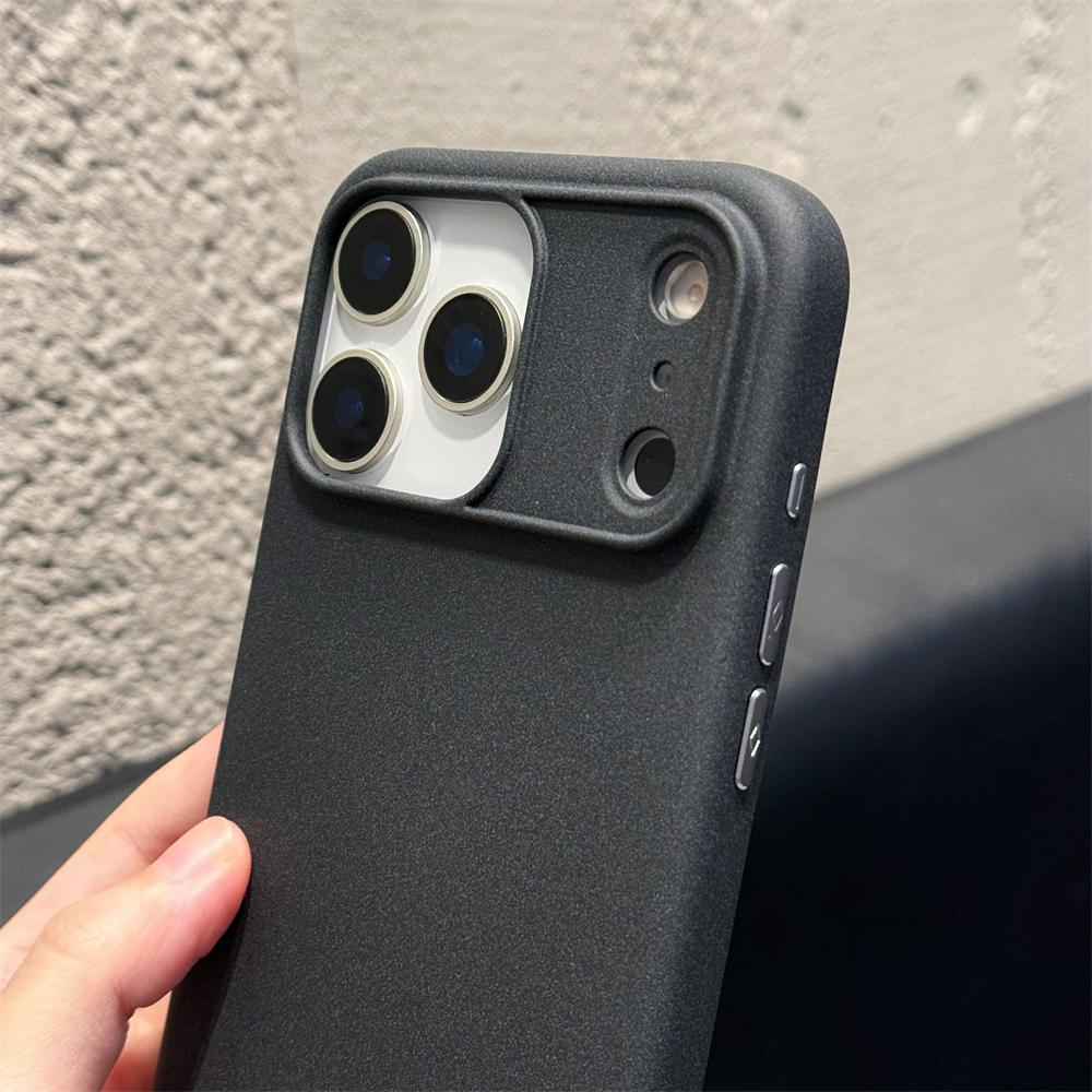 Frosted Solid Color For Magsafe Case For iPhone 17Pro 14 13 15 16 Pro Max Touch Camera Button Magnetic Soft Silicone Back Cover