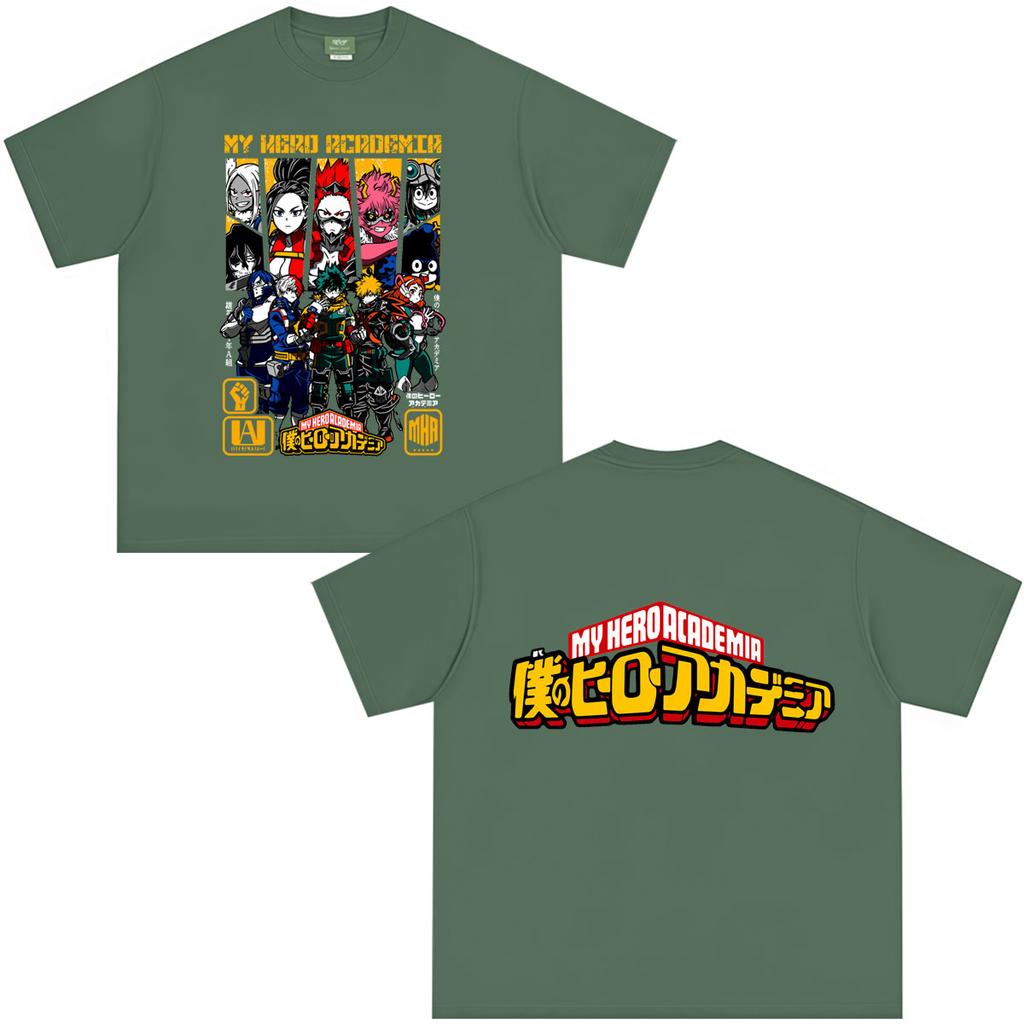 Anime My Hero Academia T Shirts Unisex Unisex Clothing Harajuku Fashion Tshirt Summer Casual Cotton Oversized Highquality Tshirts