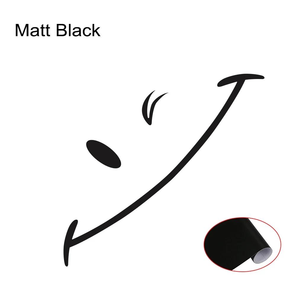 Creative Car Front Rear Bumper Sticker Smile Styling Decal Auto Tuning Accessories For Tesla Model Y S Model 3 BYD Atto Dolphin