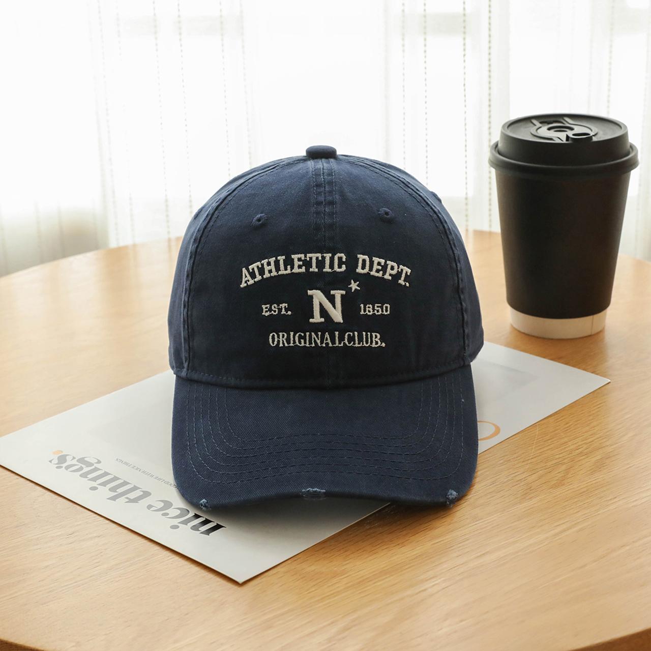 

Fashion Women Baseball Cap Embroidery Letter Adjustable Duck Tongue Hat For Girls Cotton Outdoor Sunshade Peaked Caps Adjustable темно-синий