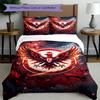 3pcs Duvet Cover Set (1*Duvet Cover + 2*Pillowcase, Without Core), Eintracht Frankfurt Print Bedding Set, Bedroom Decor, All‑Season, Gift