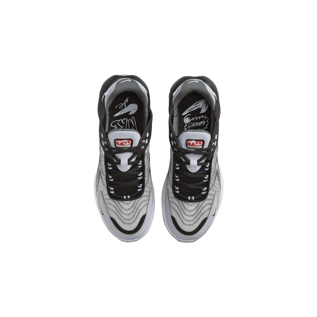 New Nike Air Max TW Low Top Kids Lifestyle Shoes Black Gray Color Teenagers DQ0296-006