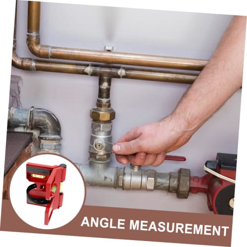 SEWOART 2-Piece Spirit Level, Small Tool, Magnetic Tool, Plastic Level, Folding Tool, Bubble Level, for Campers, Pipes, Angles, Folding