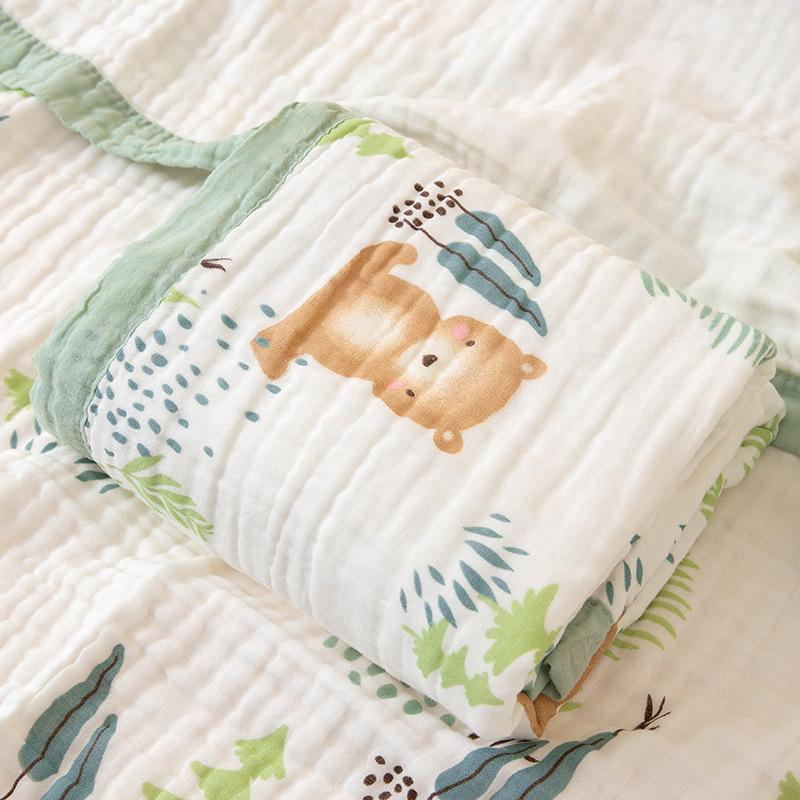 Soft Cartoon Baby Bath Towel: Pure Cotton, Skin-Friendly, All-Season, Universal Fit