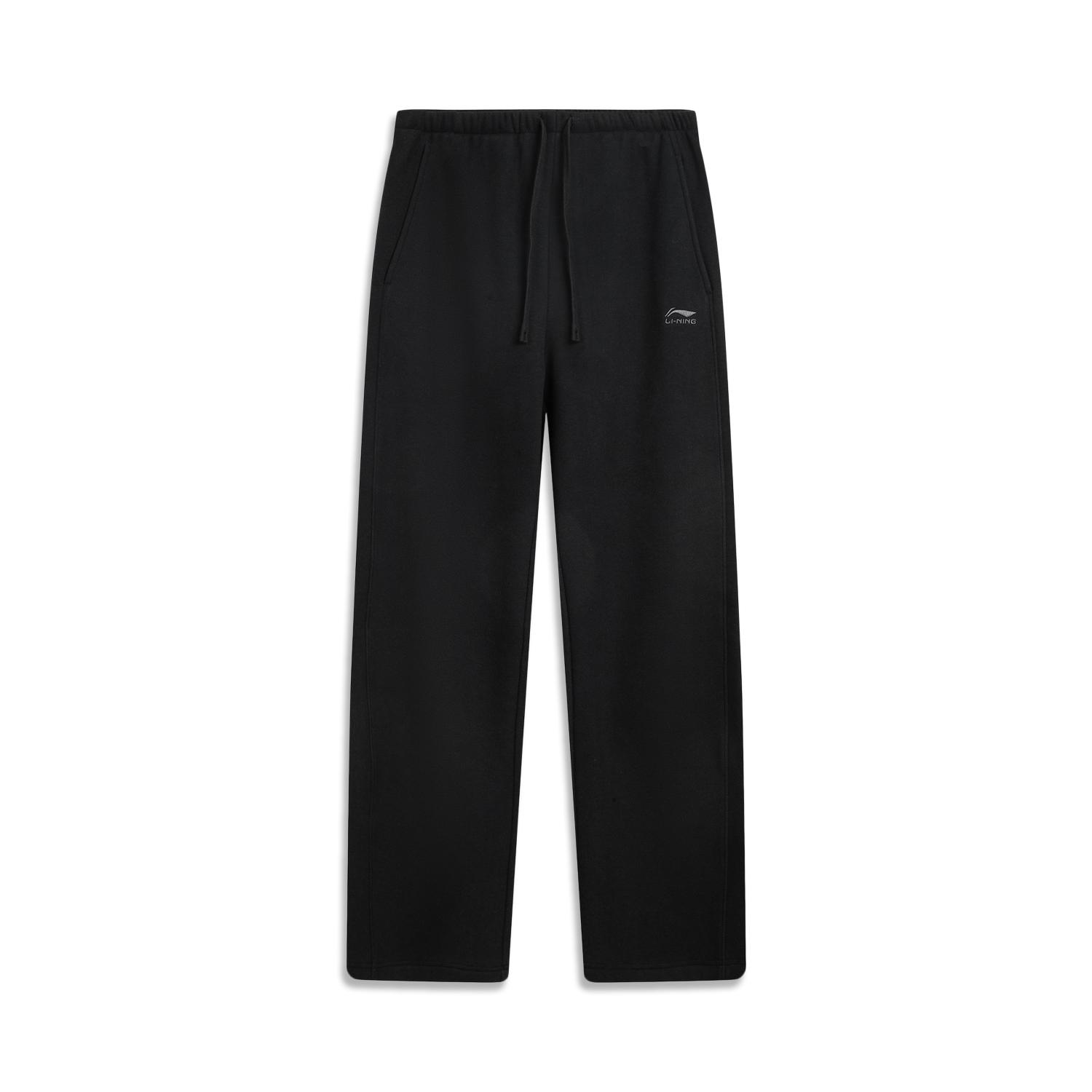 

Спортивные брюки Li Ning Sports Lifestyle Series с вышивкой букв и логотипом бренда, вязаные спортивные брюки, женские брюки AKLVB48-2 S