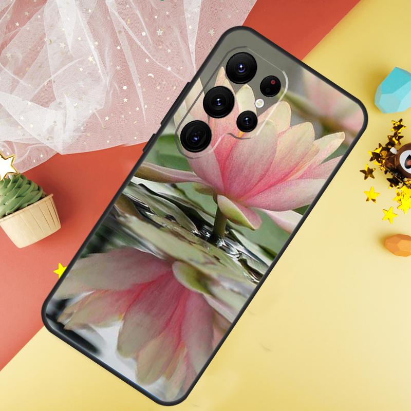 

Чехол Цветок Лотоса для Samsung Galaxy S24 S23 S22 Ultra S21 S20 FE Note 20 Note 10 S8 S9 S10 Plus Galaxy S8