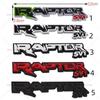 2 adet/grup 3D Metal FORT RAPTOR SVT Araba Amblemi Oto Rozeti Arka Bagaj İsimliği Etiketleri Yan Çamurluk Çıkartması