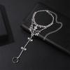 New Foot Accessories, Fashionable Crystal Fringed Toe Anklets, Popular Women's Beach Casual Foot Accessories In Europe and America