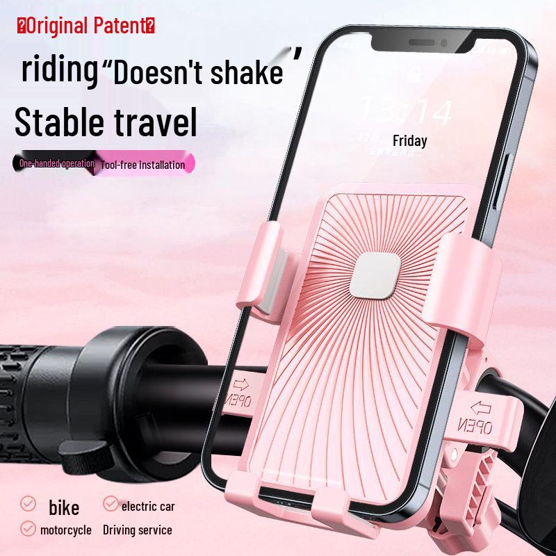 Shockproof Phone Holder for Electric Vehicle, Bicycle, and Motorcycle Navigation