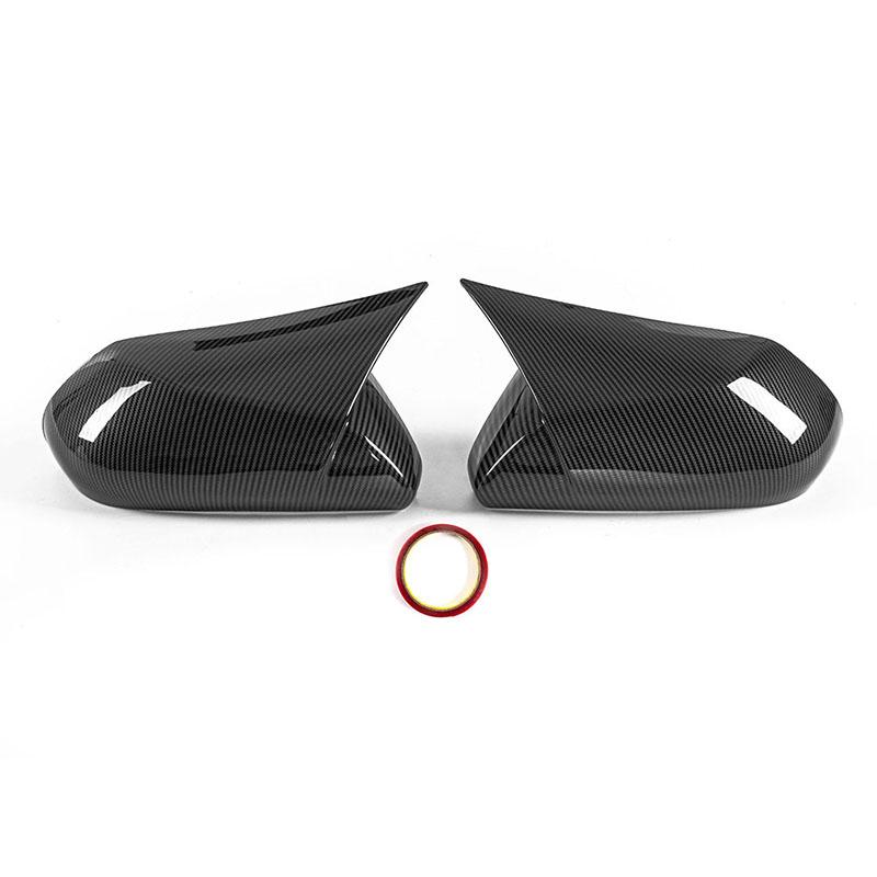 Rhyming 2 buc. Capac oglinzi retrovizoare cu aripi laterale Trim Capace decorative negre Accesorii externe auto pentru Toyota Camry Avalon