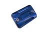 BIKERS Master Cylinder Cap for CB125R Machined Blue PCX160, PCX150, PCX, CBR250RR, ADV150, GROM, CB250R, - Aluminum, (BK-C0125-BLU)