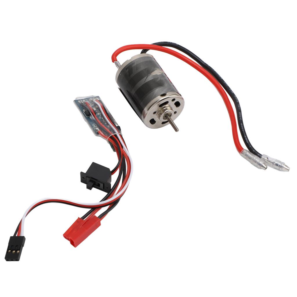 380 38T Bürstenmotor-Set Großes Drehmoment JST-Stecker RC-Motor 30A ESC-Kombination mit JST-Buchse auf 4mm
