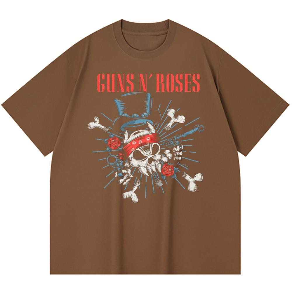 230 Gsm 100% Cotton Heavy Metal T-Shirt  Rock Band Popular Music Print Unisex Heavy Cotton T Shirt