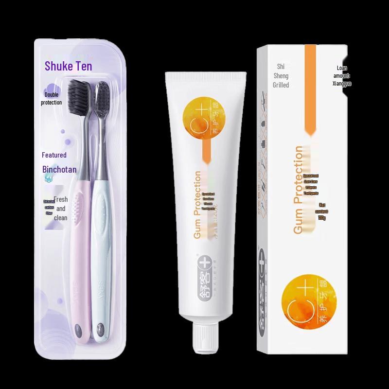 Soursek Vitamin C Toothpaste & Carbon Fiber Toothbrush Set