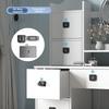 Smart Fingerprint Drawer Lock ABS Electronic Cabinet Lock With Handle For Home Office Furniture Security Storage Safe