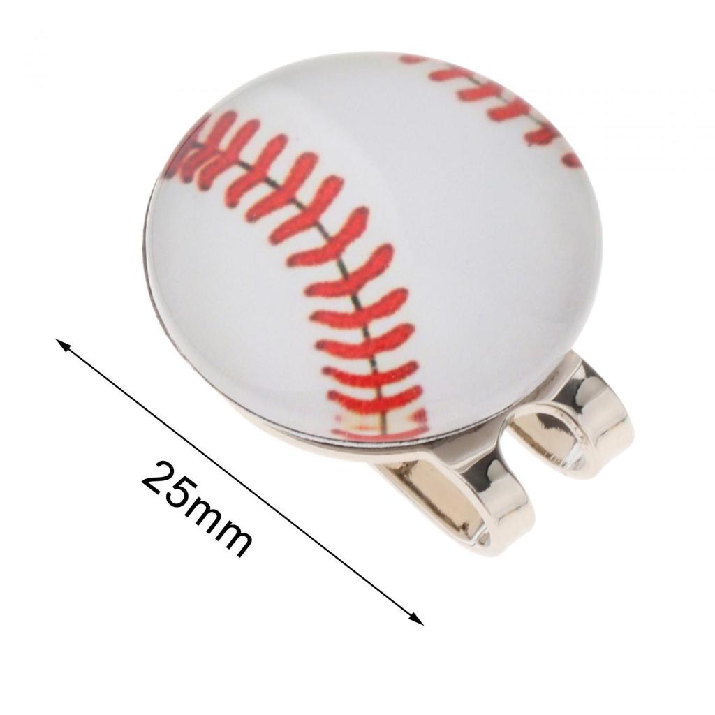 Golf Ball Marker Metal Golf Cap Holder Mark Position with Magnetic Hat Clip