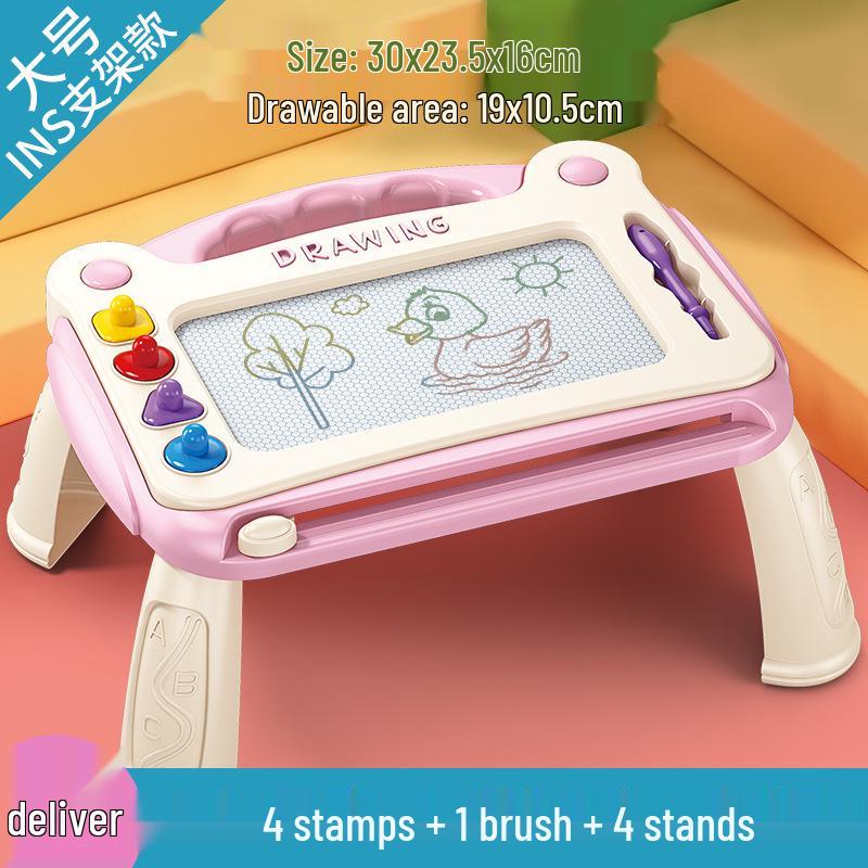 Large Magnetic Drawing Board for Toddlers Aged 1-3 - Colorful Doodle Toy for Boys and Girls