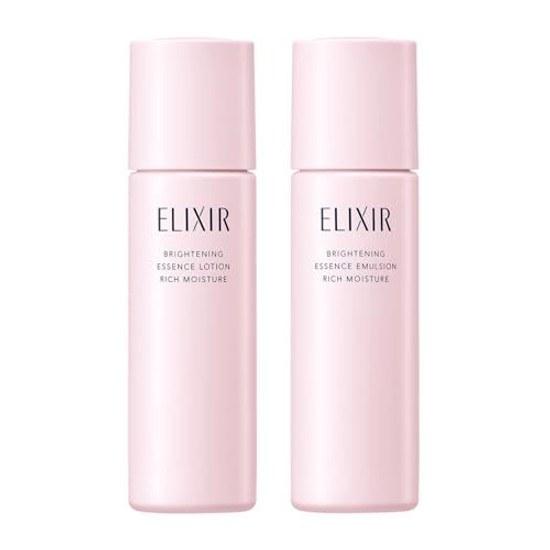 Elixir Lotion Emulsion Brightening Trial Set Moist Type cb 30mL+30mL White