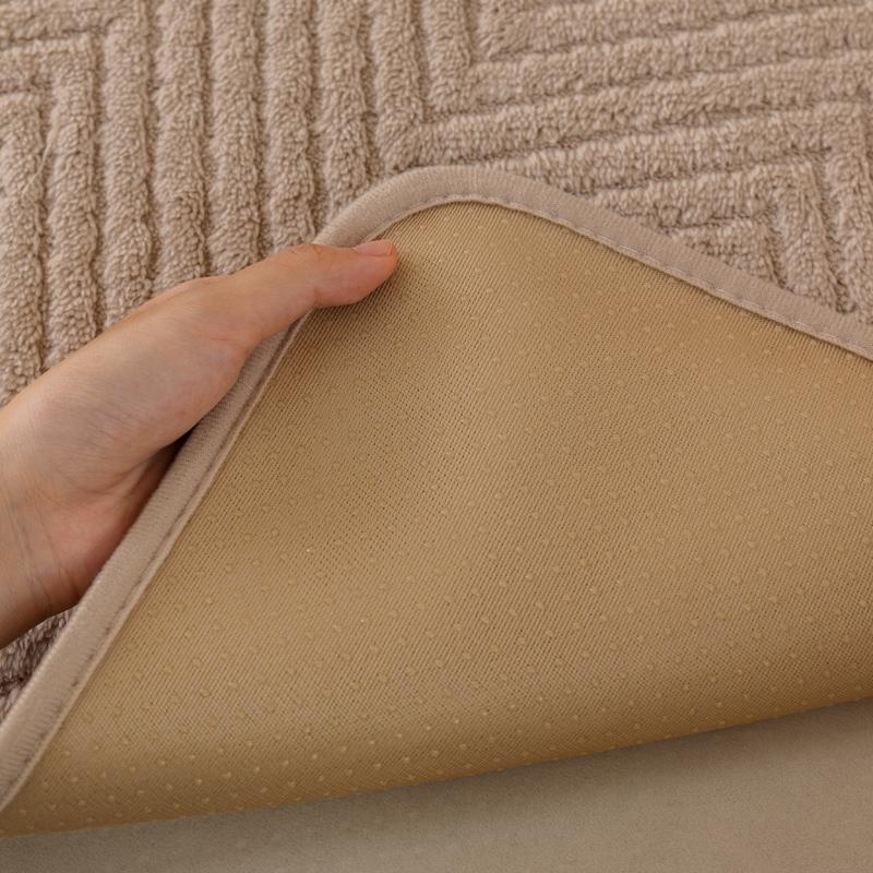 Plush Sofa Cushion Suitable for All Seasons Simple and Modern Dust-proof Sofa Cover for Living Room and Bedroom Decoration