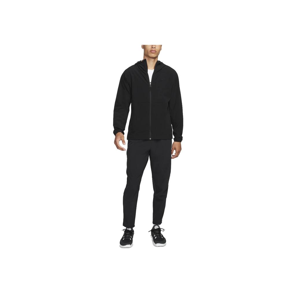 Nike Nieograniczone Spodnie dresowe Comfort Knit z haftowanym logo Męskie Spodnie Czarne FB7546-010