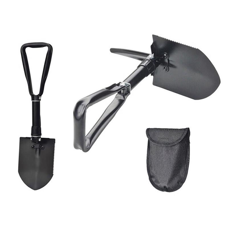 Carbon Steel Folding Engineer Shovel with Sawtooth