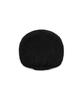 Bajal Va Curved Circle Logo Newsboy Cap Black