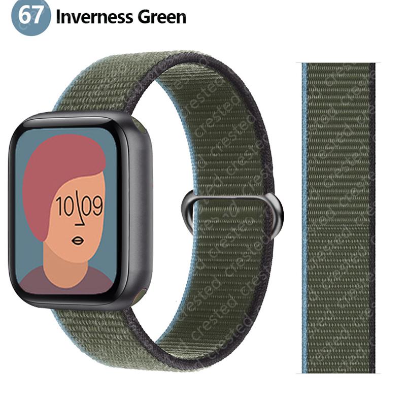 2pcs Straps For Apple Watch Band 44mm 40mm 45mm 46mm 42mm 49mm 41mm Nylon Loop Bracelet iwatch Series 10 9 8 7 6 5 3 se ultra 2