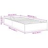 Ottoman Bed Frame with Storage Light Grey 90 x 200 cm Velvet