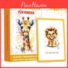 Kids Encouragement Cards Set With Colorful Watercolor Animals For Emotional Development And Focus