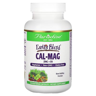 Earth's Blend, Cal-Mag Zinc + D3, 90 Veggie Capsules