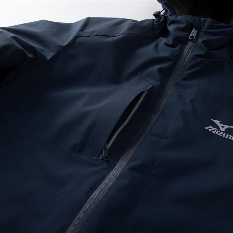 Mizuno Unisex Outdoor Windproof Waterproof Hooded Jacket