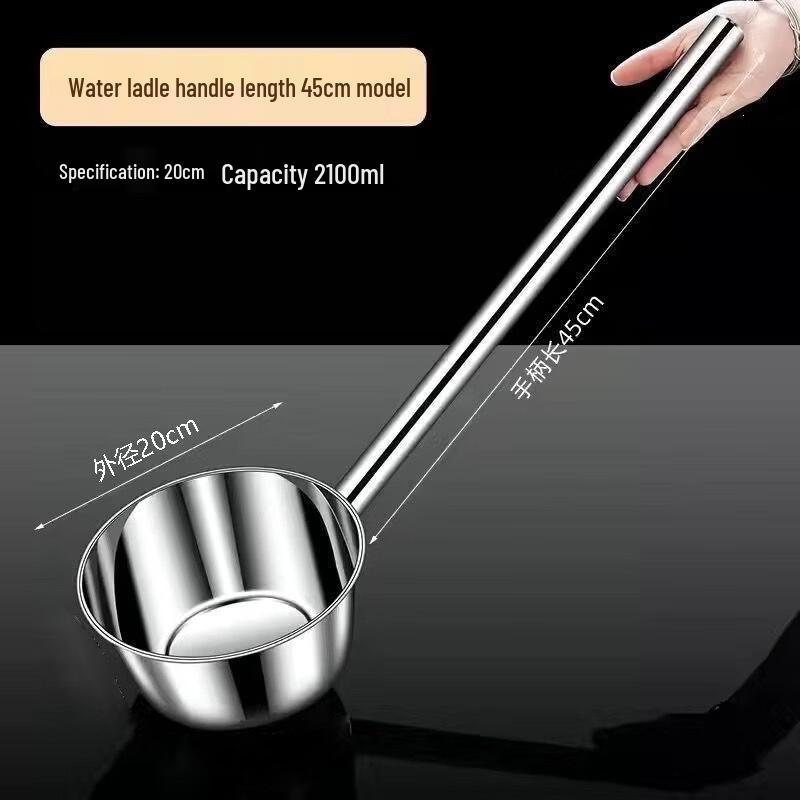 Yuzhou Extra Thick Stainless Steel Kitchen Ladle