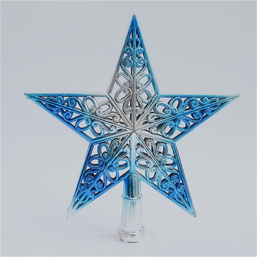 Xmas Tree Ornaments Christmas Tree Top Star Christmas Tree Topper Five-pointed Star Xmas Tree Top