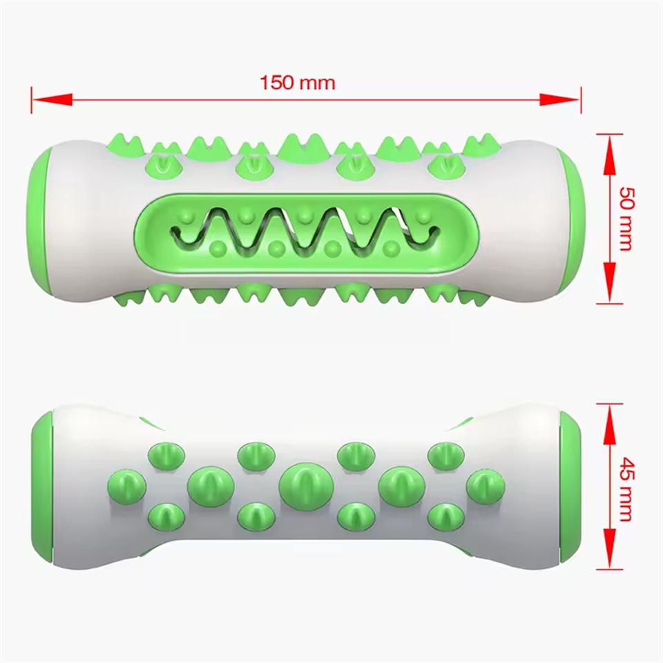 Dog Molar Chew Toy Stick Soft Silicone Toothbrush Interactive Puppy Toys for Small Medium Dog Tough Chewing Treat Dispensing Toy