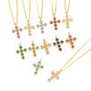 Exquisite Copper Micro-Plated Gold Birthstone Pendant for Every Month
