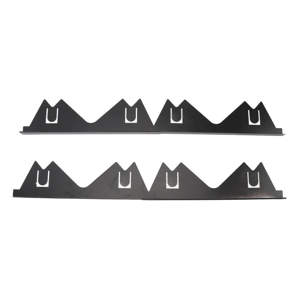 2 Pair Stainless Steel Stove Gap Covers Stove Gap Filler Range Trim Kit Heat Resistant Easy Clean Easy Adjustable