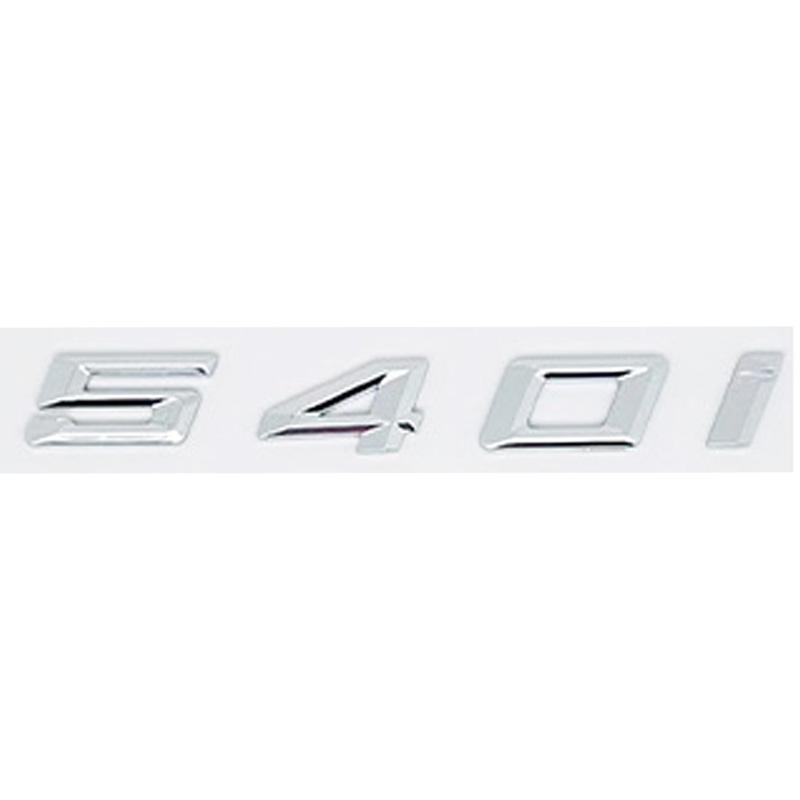 Car 3D ABS Trunk Letters Logo Badge Emblem Decal Sticker For BMW 5 series 520i 525i 528i 530i 535i 540i E39 E60 E61 F10 F11 G30
